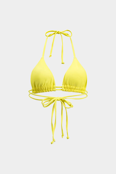 Kontrast Soyut Baskılı File Büzgülü Bağlamalı Sırtı Açık Bikini ve Bağlama Düğümü Örtü Seti - JUNETTI®