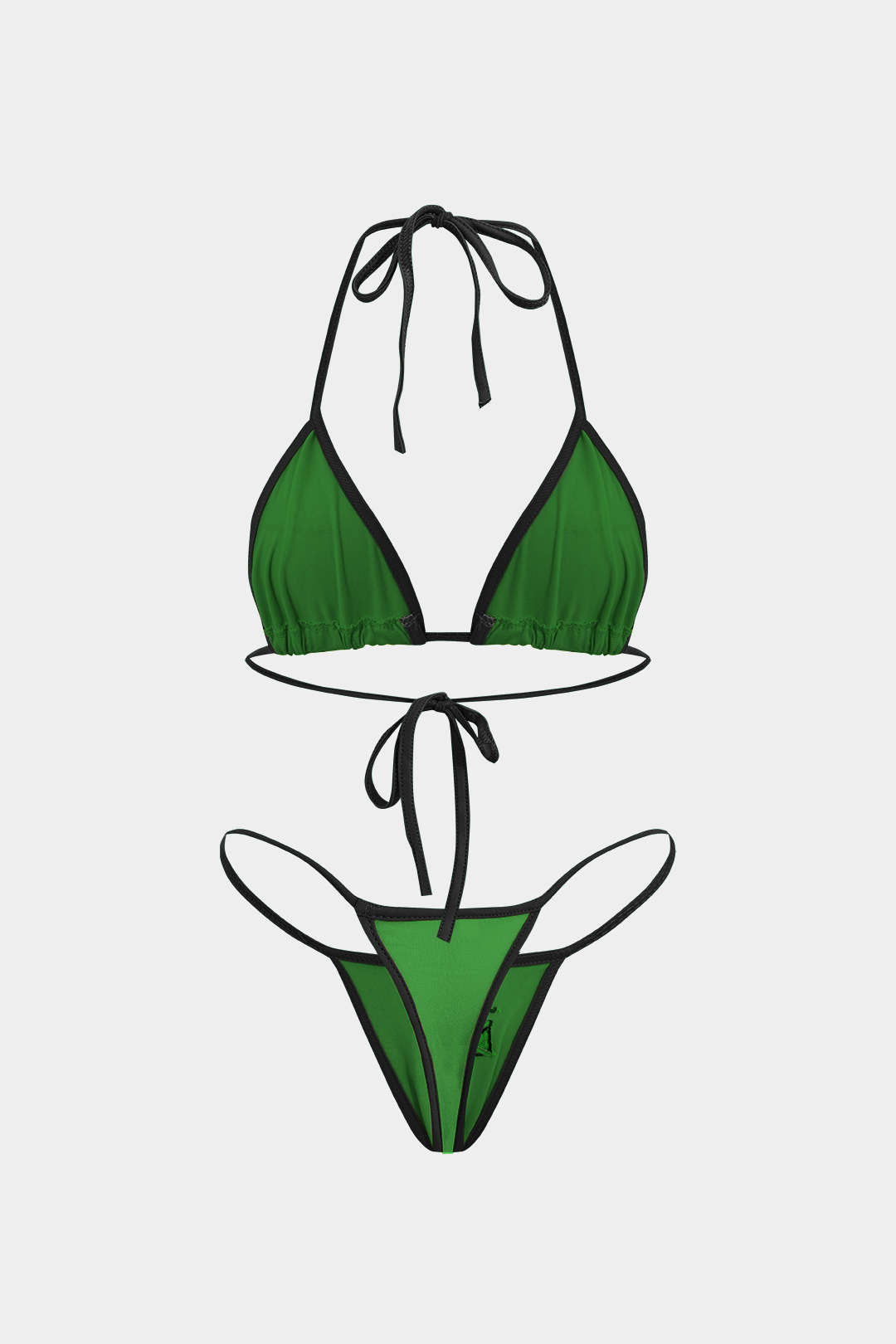 Nakışlı Kontrast Bikini Takımı - JUNETTI®
