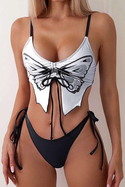 Kelebek Desenli Bikini Takımı - JUNETTI®