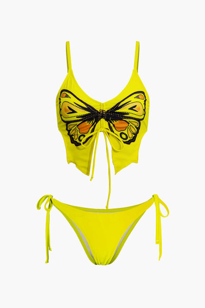 Kelebek Desenli Bikini Takımı - JUNETTI®