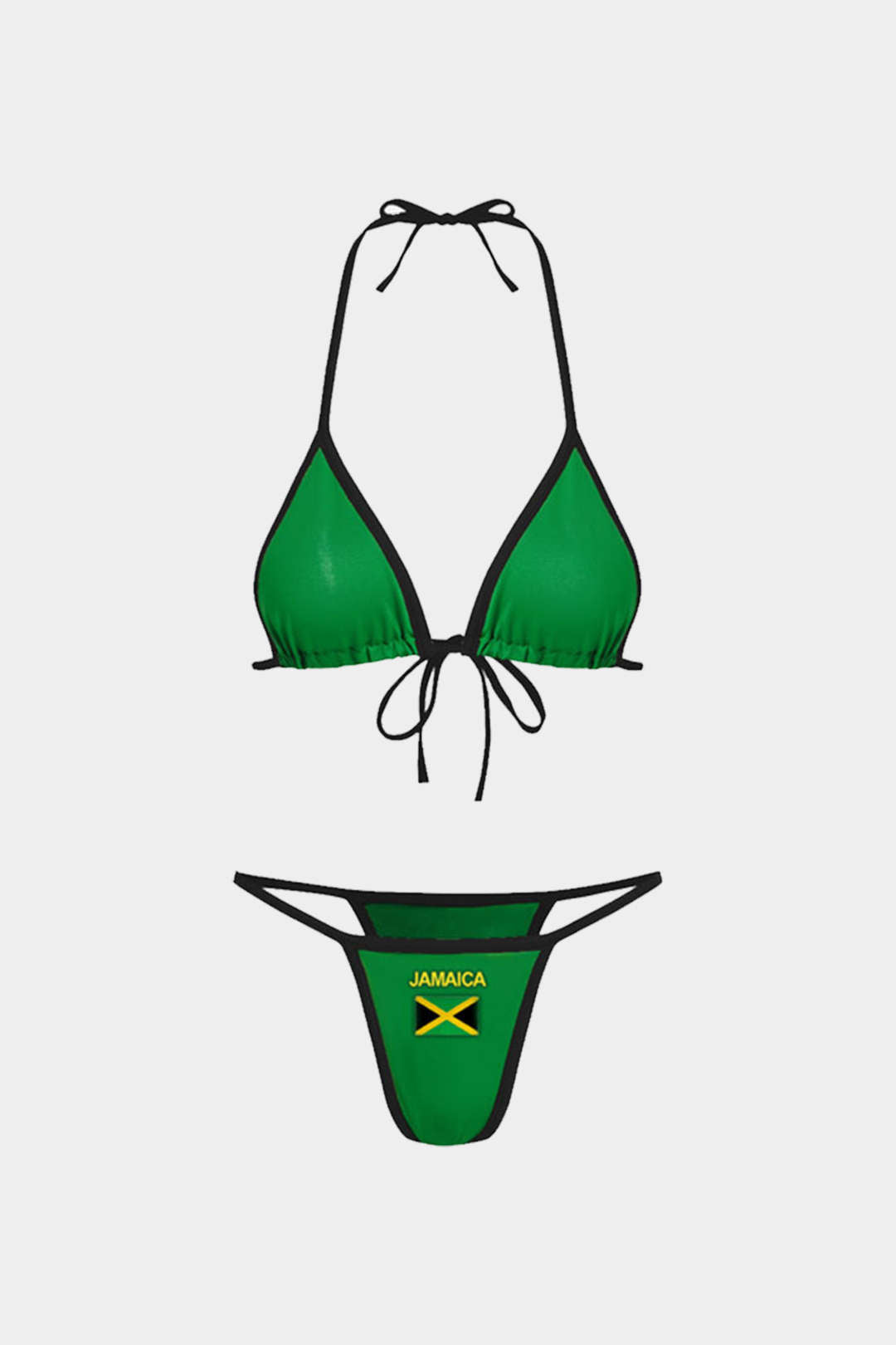 Nakışlı Kontrast Bikini Takımı - JUNETTI®