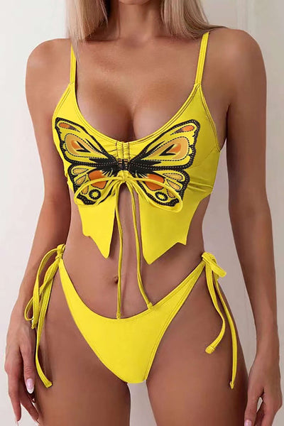 Kelebek Desenli Bikini Takımı - JUNETTI®