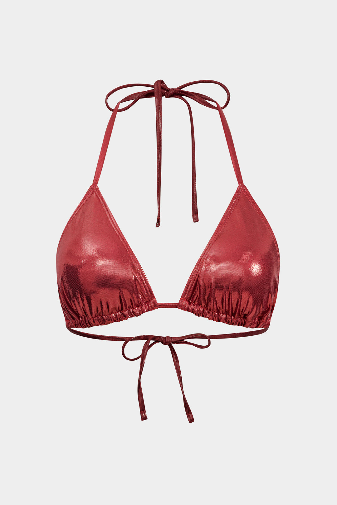 Büzgülü Bağlamalı Sırt Dekolteli Bikini ve Bağlama Detaylı Pareo Takımı - JUNETTI®