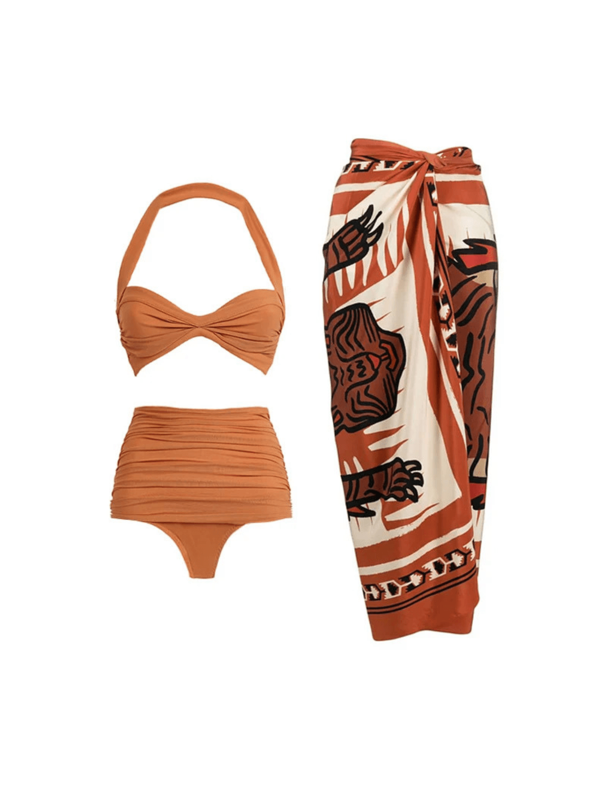 Boyundan Bağlamalı Bikini Takımı