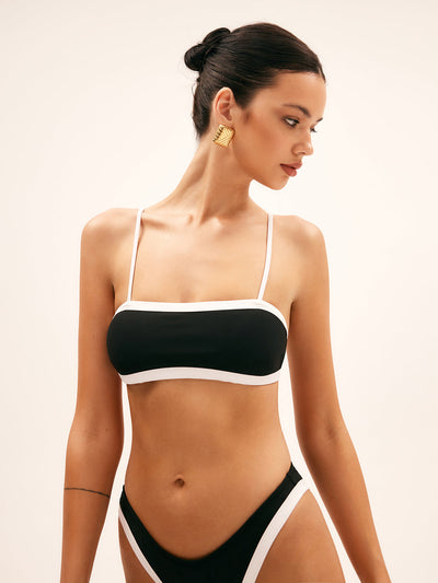 Kontrast Detaylı Bikini Takımı - JUNETTI®