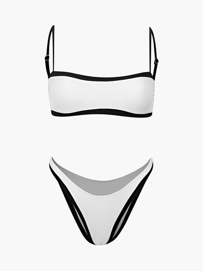 Kontrast Detaylı Bikini Takımı - JUNETTI®