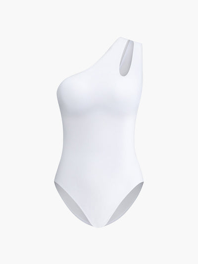 Asimetrik Dekolteli Tek Parça Mayo - JUNETTI®
