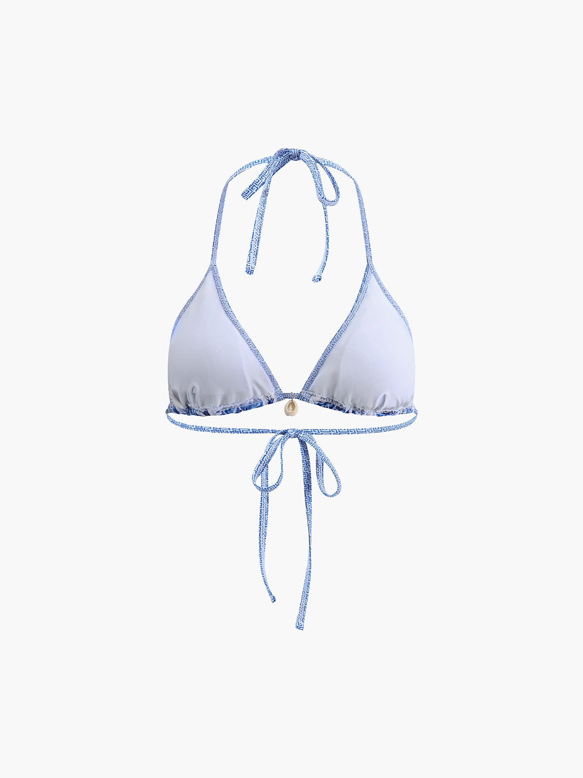 Desenli Halter Bağlamalı Bikini Takımı - JUNETTI®