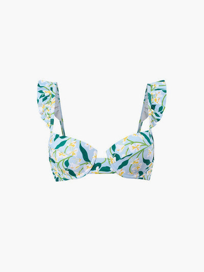 Desenli Fırfırlı Bikini Takımı - JUNETTI®