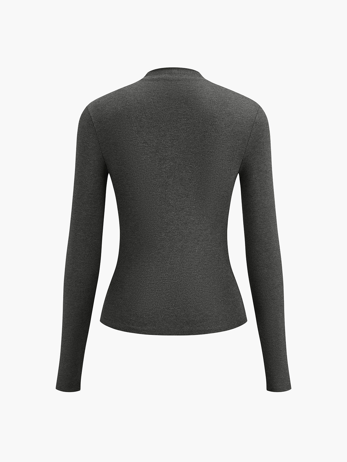 V Yaka Bodycon Jersey Tişört