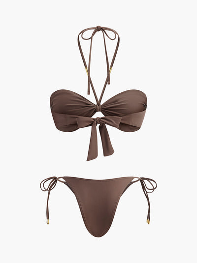 Fiyonk Detaylı Bikini Takımı - JUNETTI®