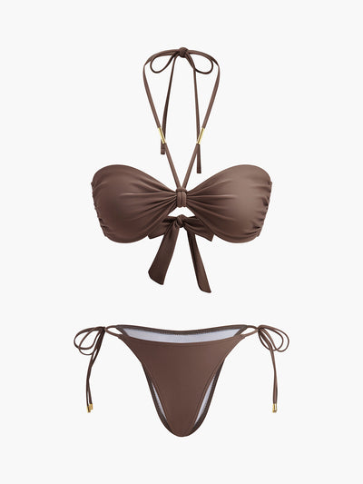Fiyonk Detaylı Bikini Takımı - JUNETTI®
