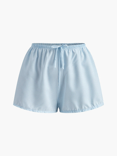 Çizgili Bikini ve Şort - JUNETTI®
