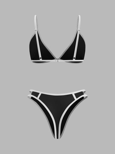 Zıt Şeritli Bikini Takımı - JUNETTI®