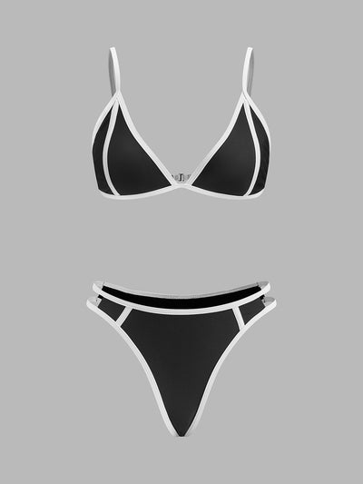 Zıt Şeritli Bikini Takımı - JUNETTI®