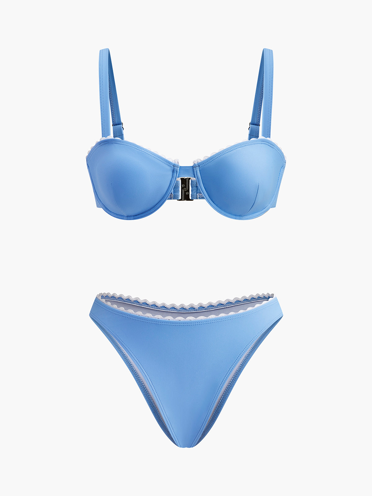 Dalgalı Kenar Detaylı Bikini Takımı - JUNETTI®