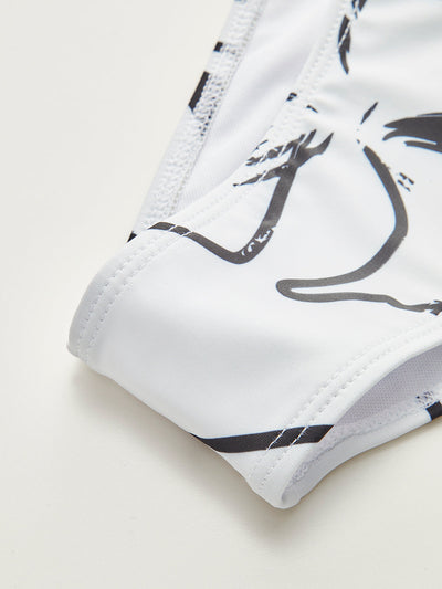 Soyut Desenli Üçgen Bikini Takımı - JUNETTI®