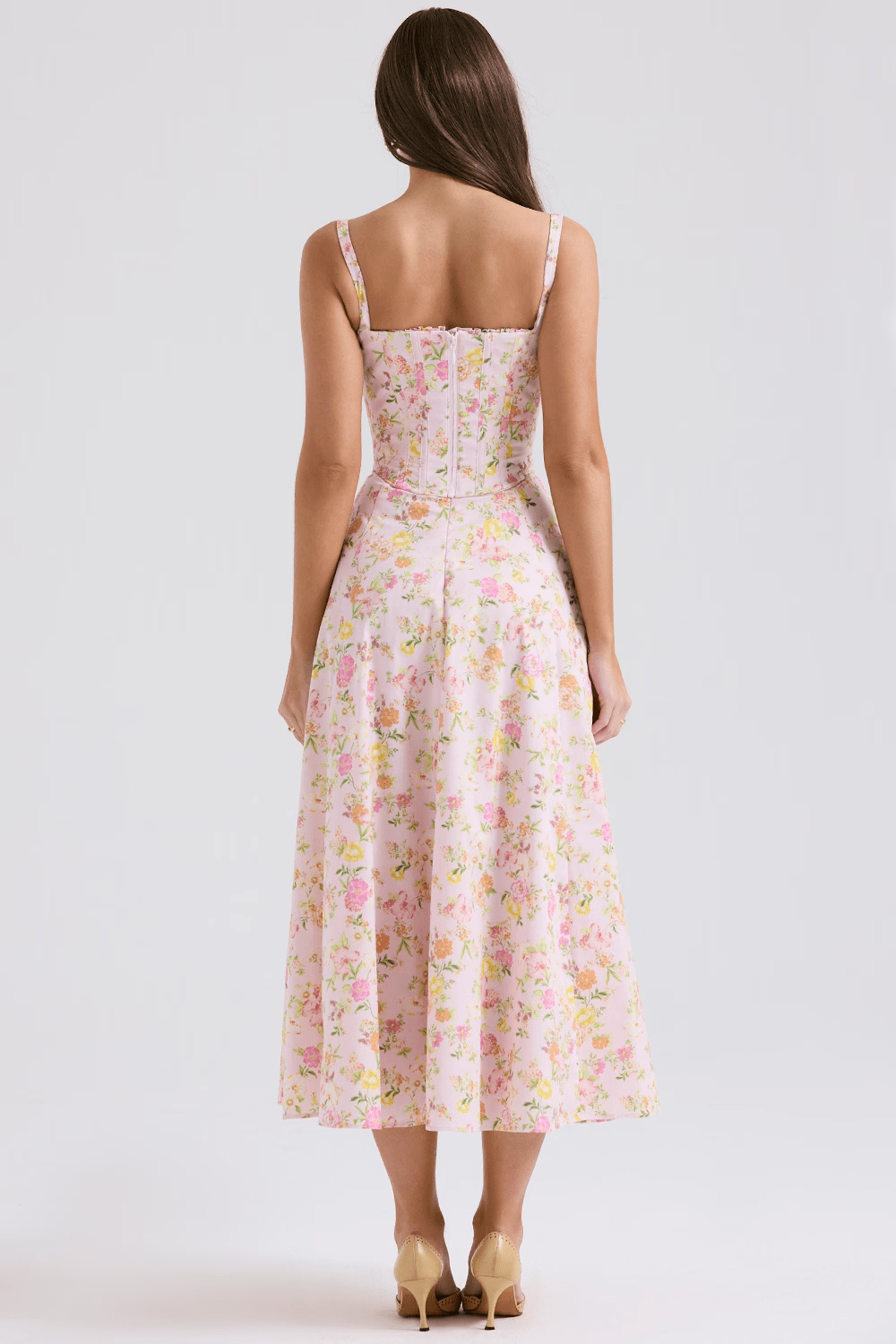 Midi Elbise Louise + Çıkarılabilir Korse
