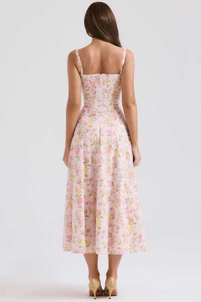 Midi Elbise Louise + Çıkarılabilir Korse