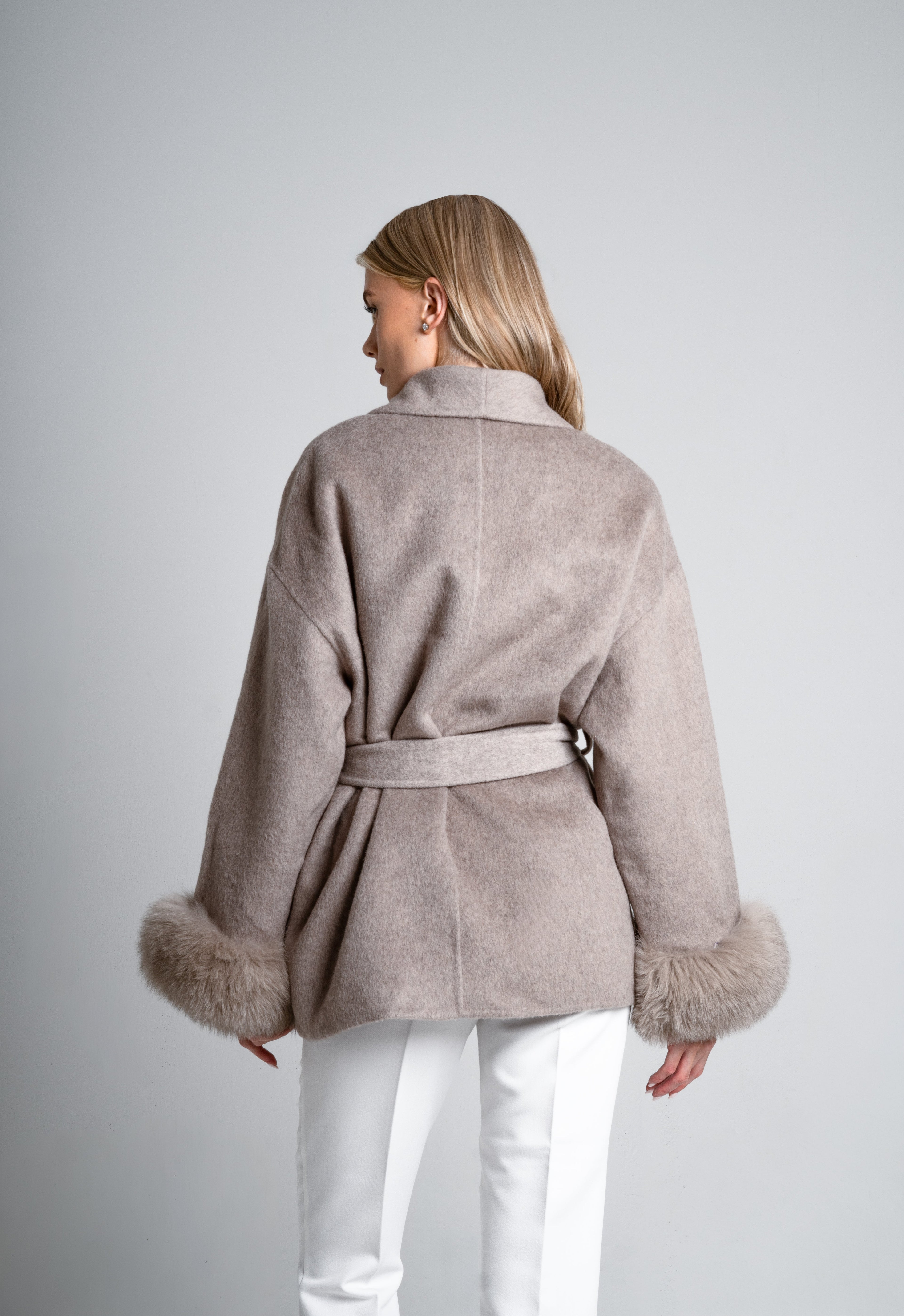 London Yün Kaban Haki