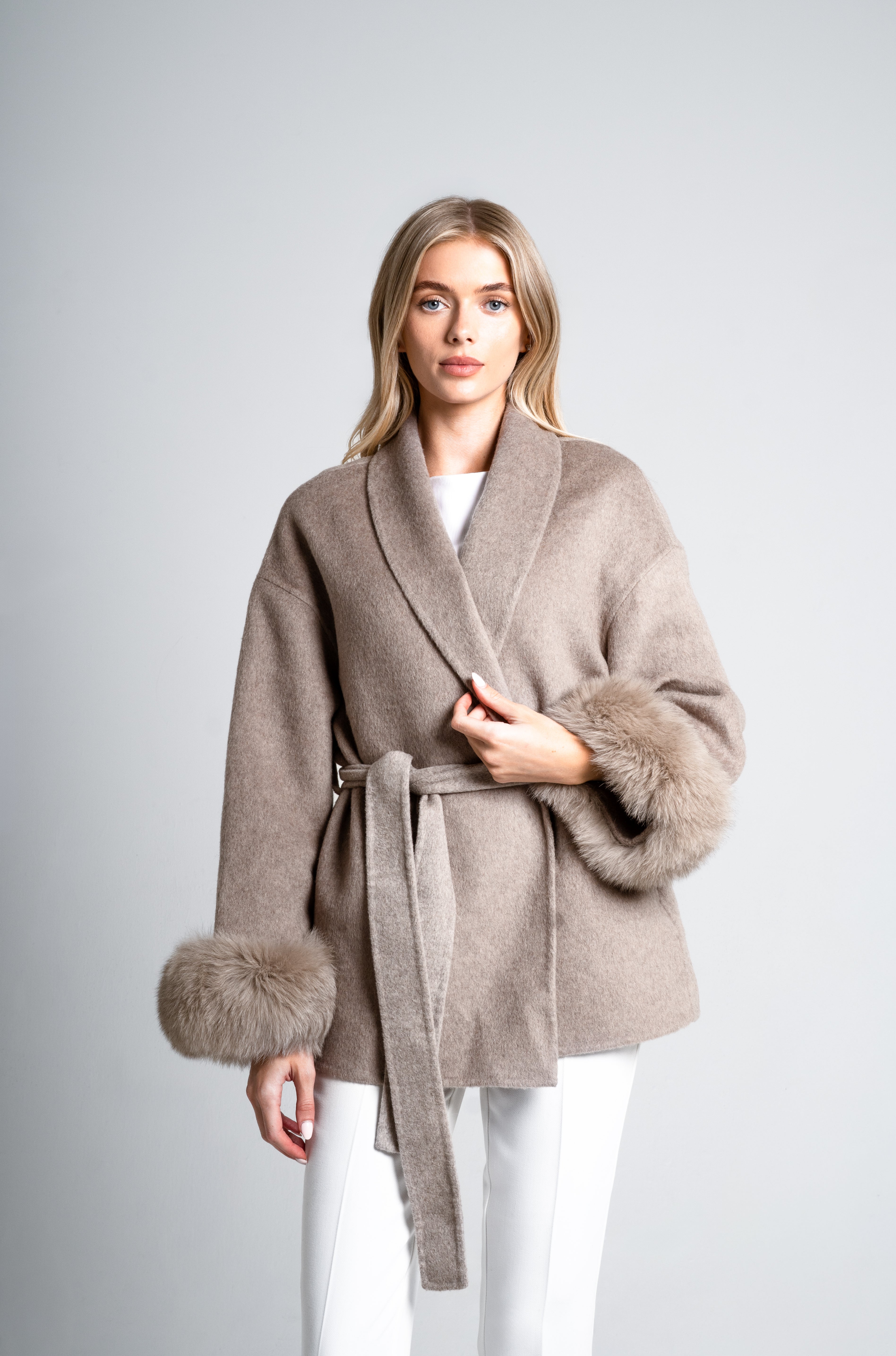 London Yün Kaban Haki