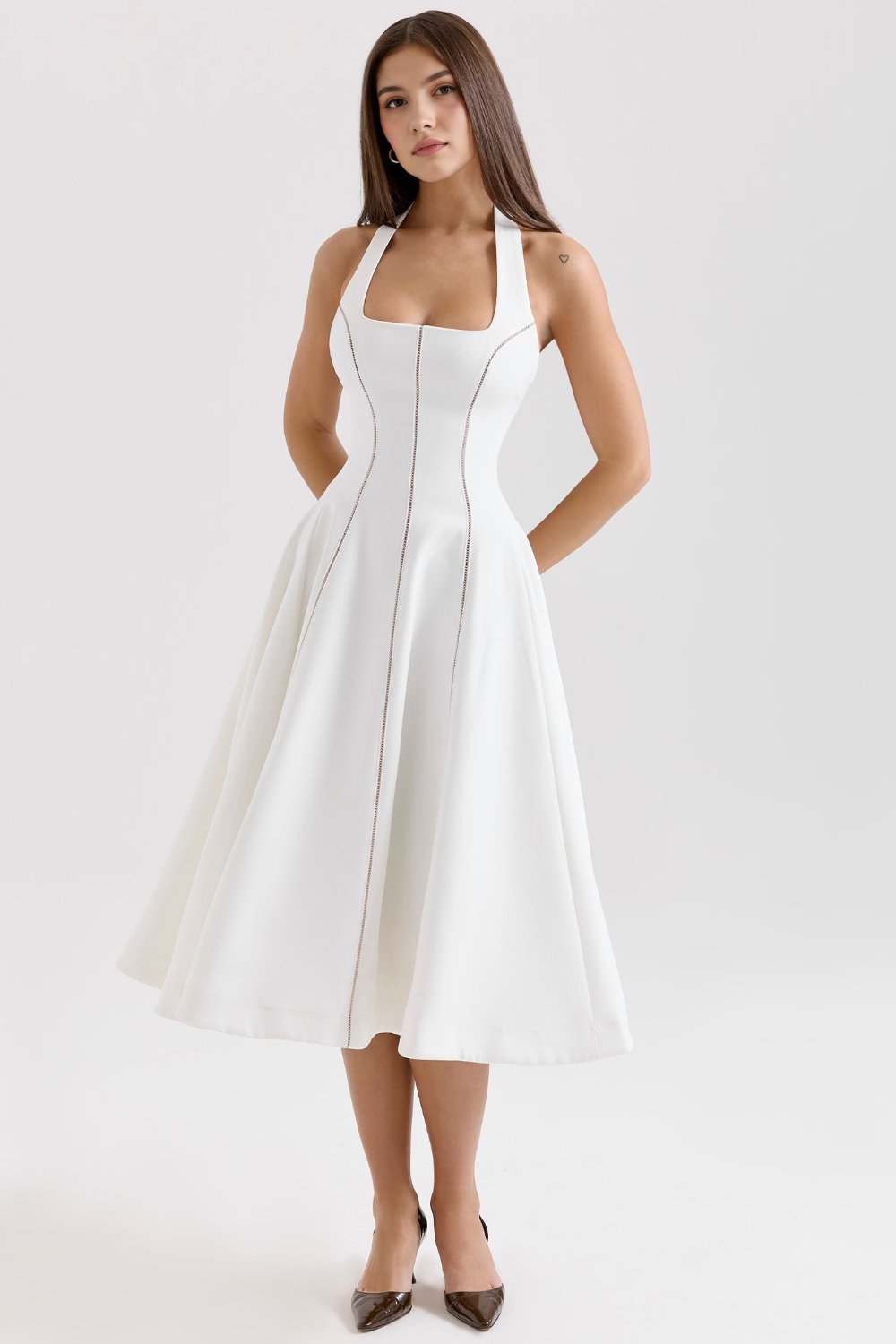 Liz Midi Elbise