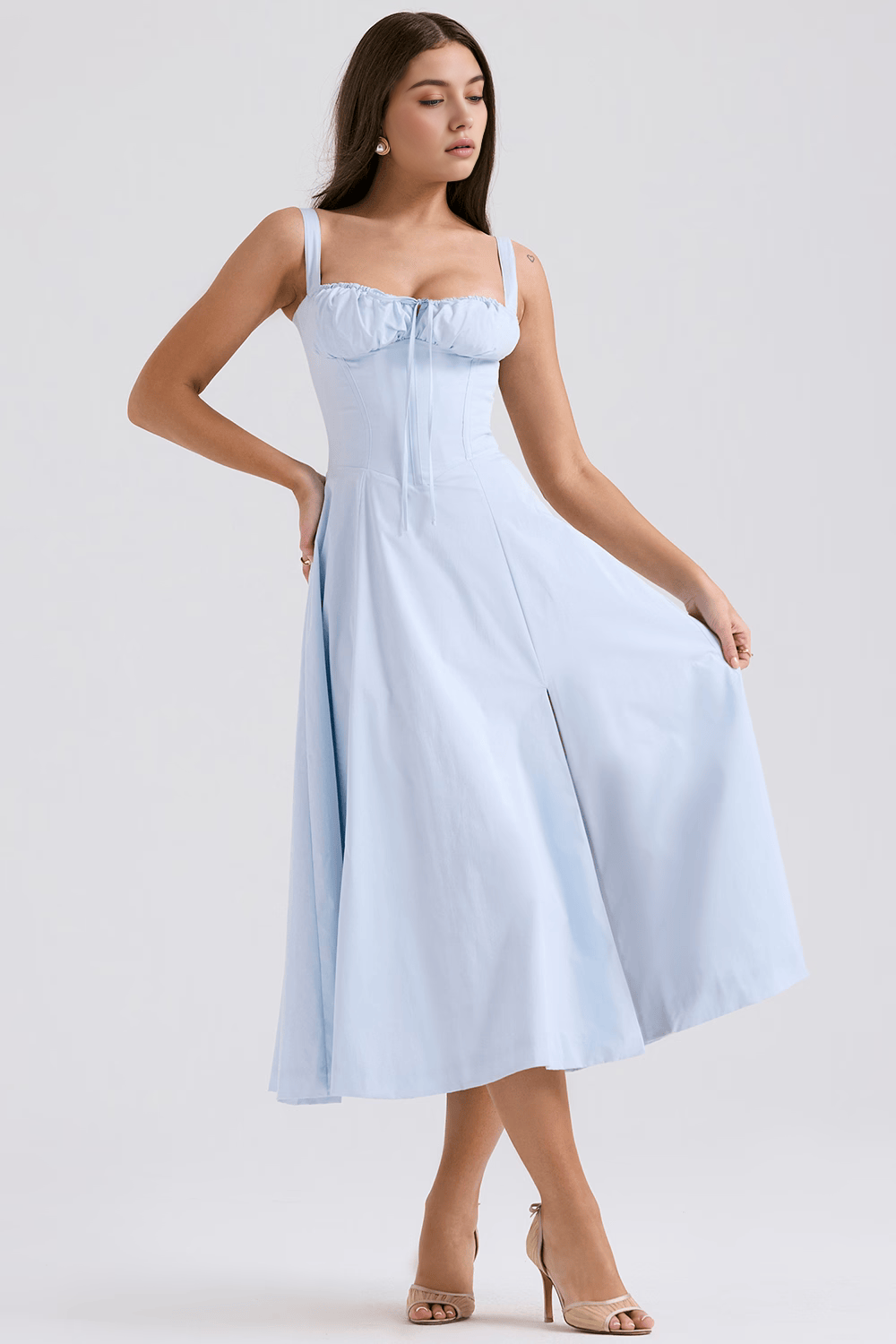 Mavie Bustier Elbise - Yeni Baskı