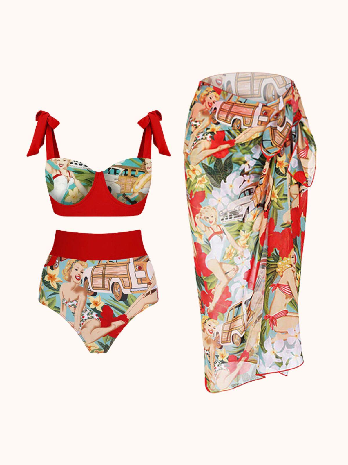 Rosemary Bikini Üçlü Takım