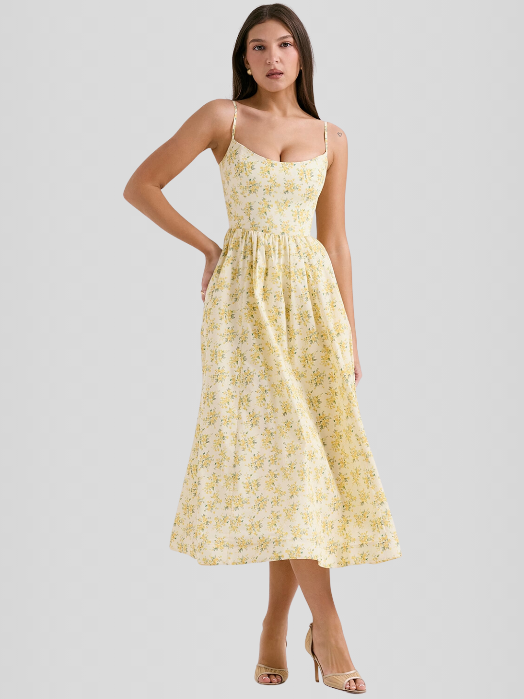 Layla Midi Elbise - JUNETTI®