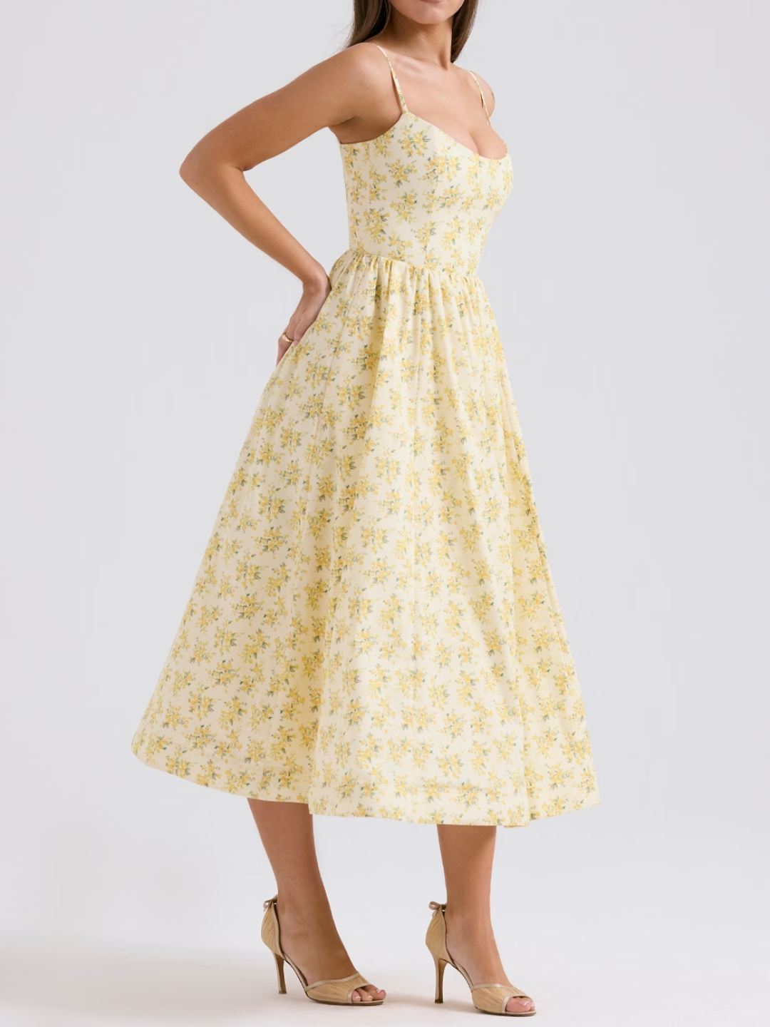 Layla Midi Elbise - JUNETTI®