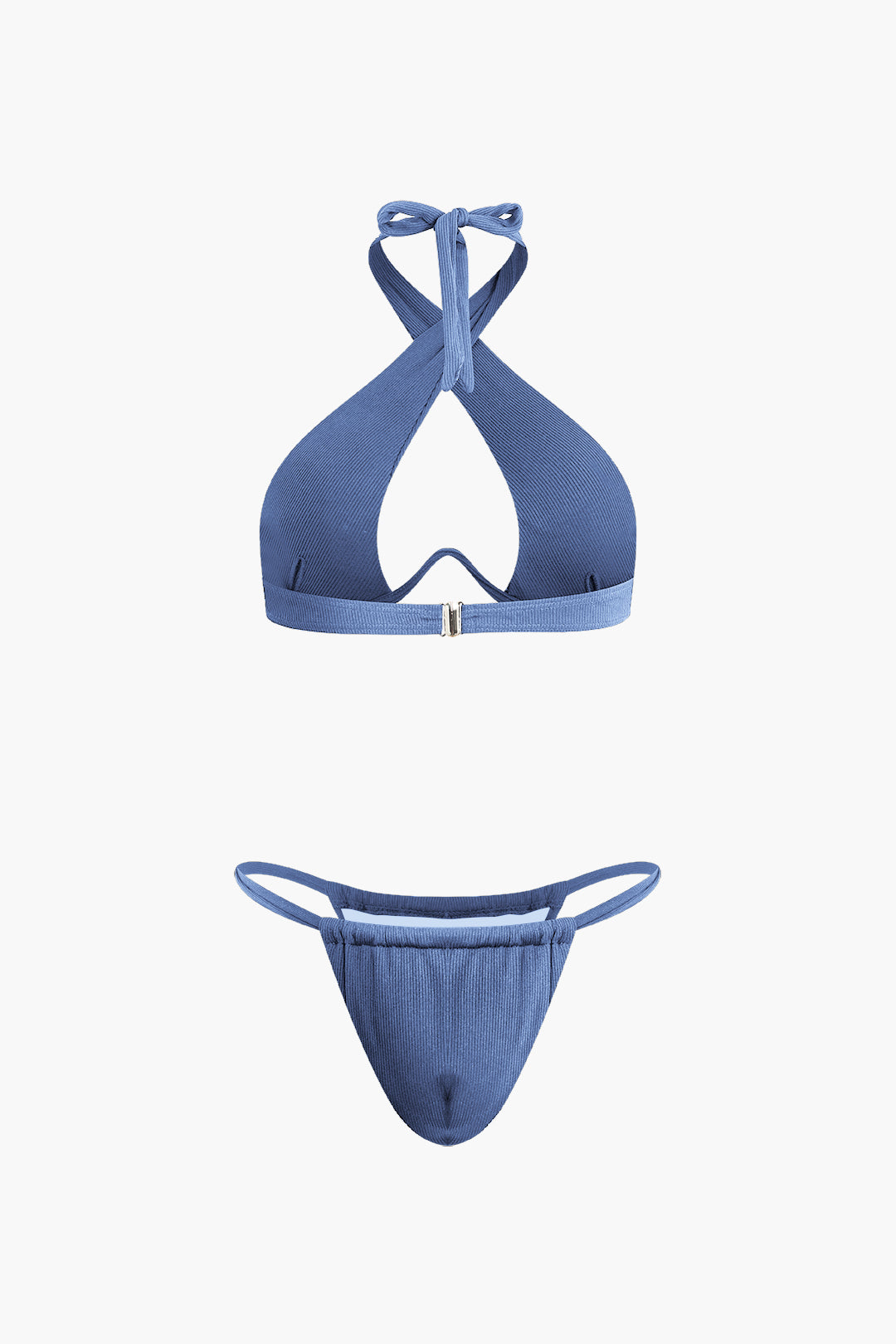 Çapraz Bağlamalı Halter Kesim Bikini Takımı - JUNETTI®
