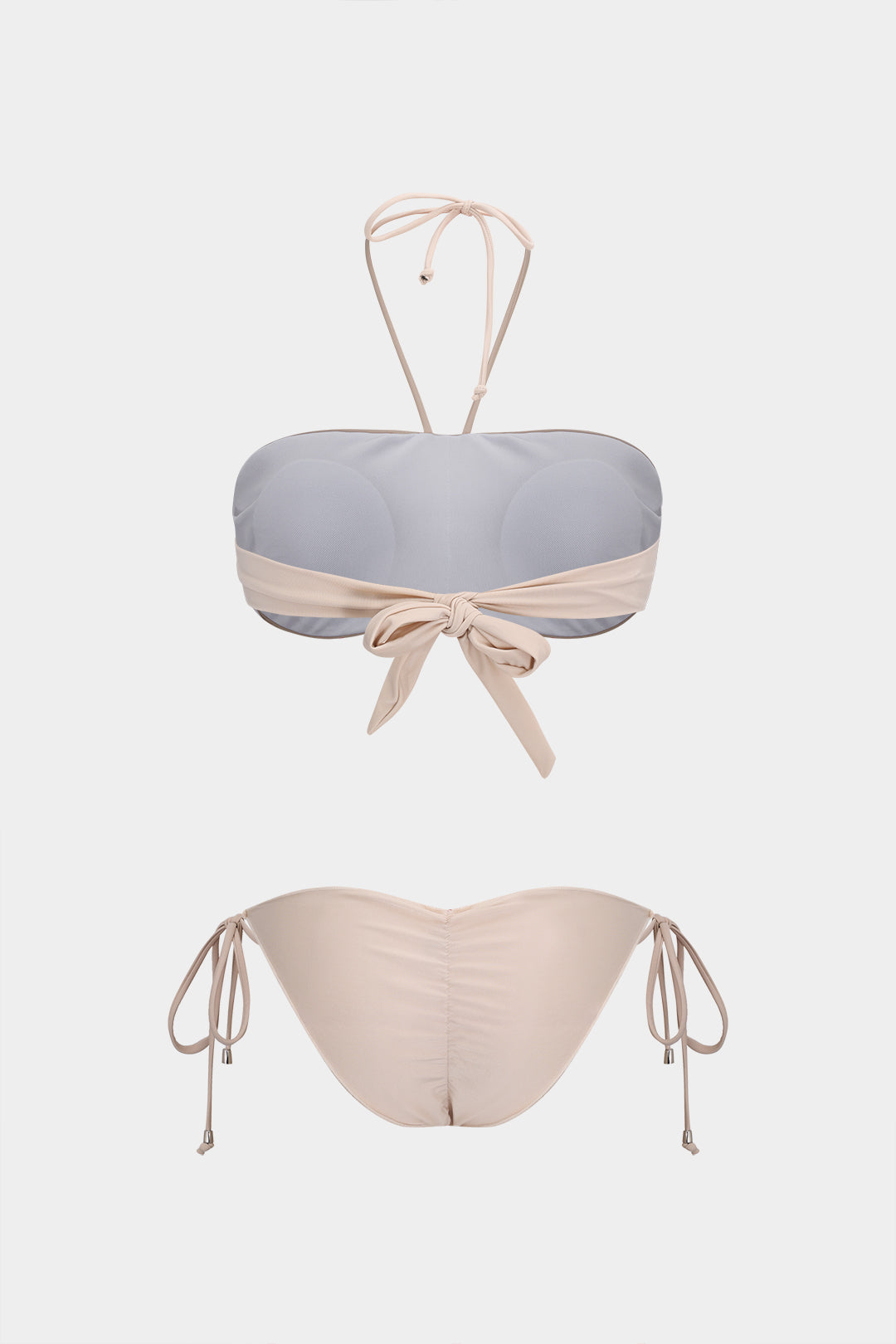 Büzgülü Bağlamalı Sırt Dekolteli Bikini Takımı - JUNETTI®