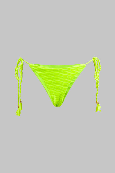 Metalik Saçaklı Kıvrımlı Bağlamalı Bikini Takımı - JUNETTI®