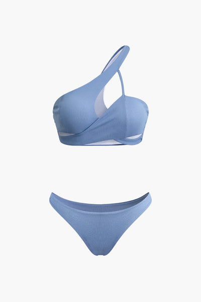 Asimetrik Çapraz Ön Bikini Takımı - JUNETTI®