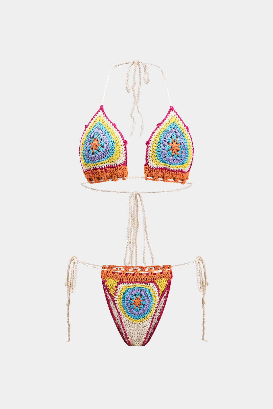 Örgü Askılı Sırtı Açık Bikini Takımı - JUNETTI®
