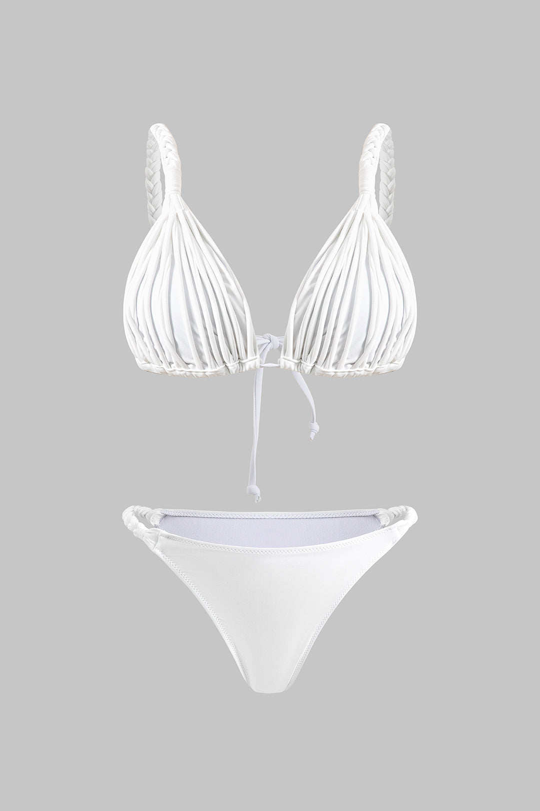 Büzgülü Bağlamalı Sırt Dekolteli Bikini Takımı - JUNETTI®