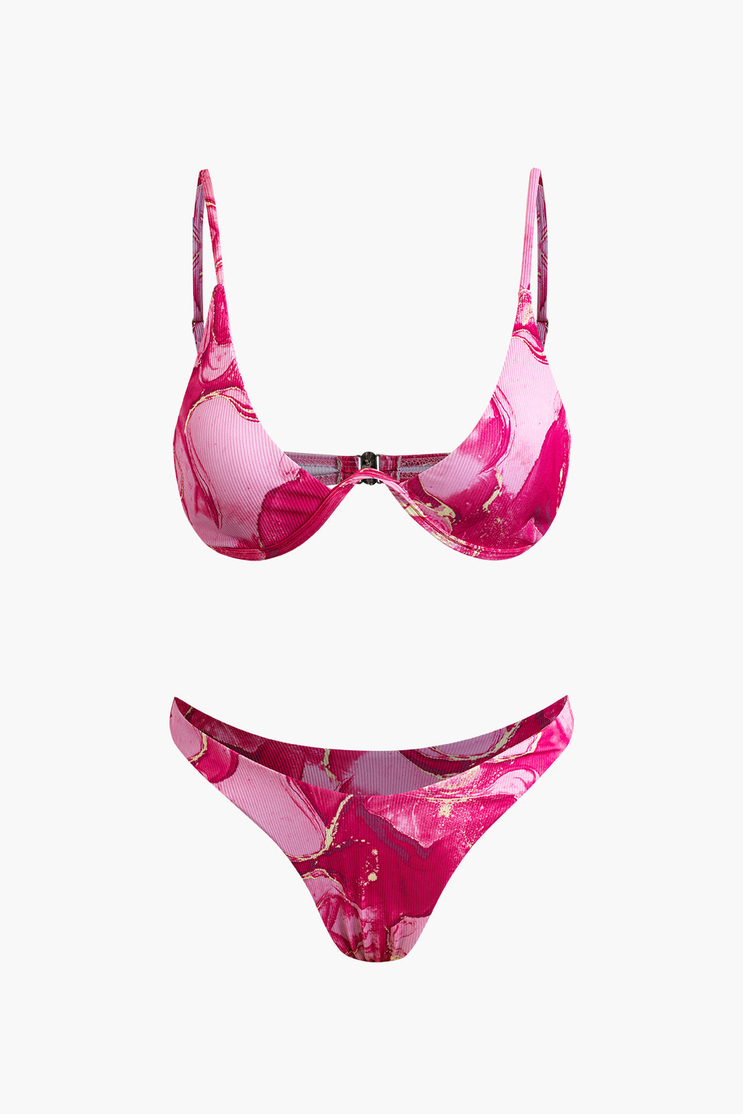 Baskılı Bikini Ve Sarong Takımı - JUNETTI®