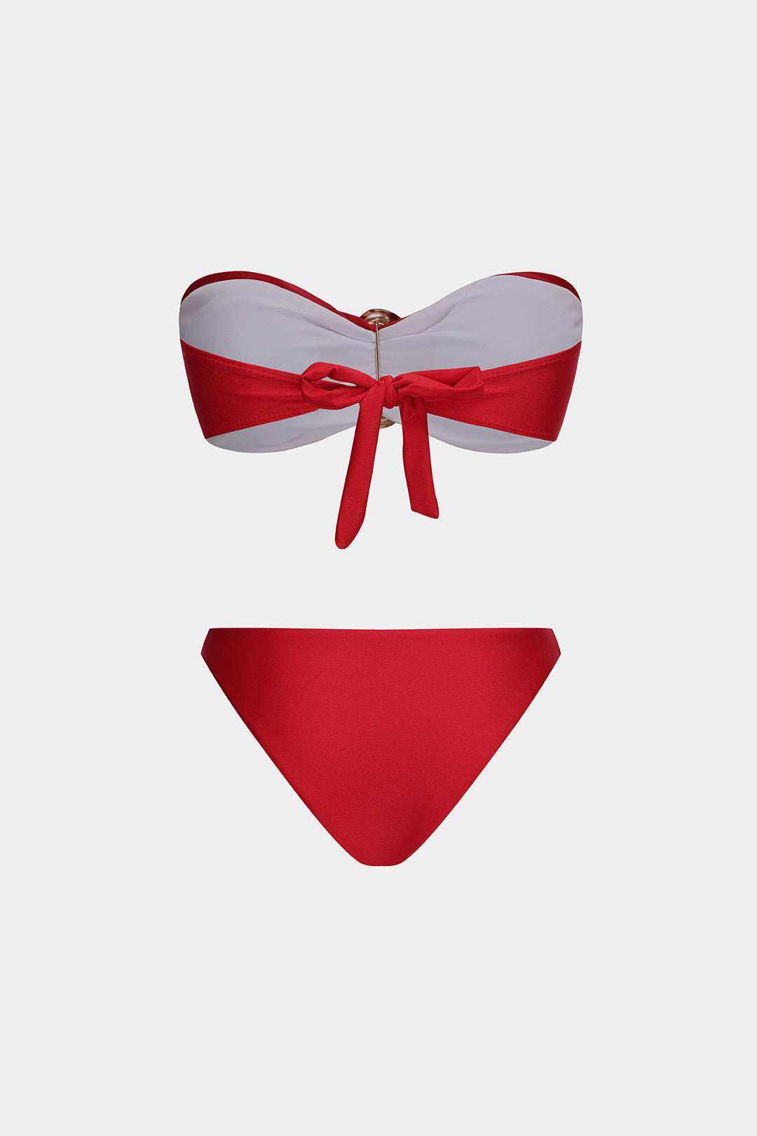 Metalik Bağcıklı Sırtı Açık Bikini Takımı - JUNETTI®