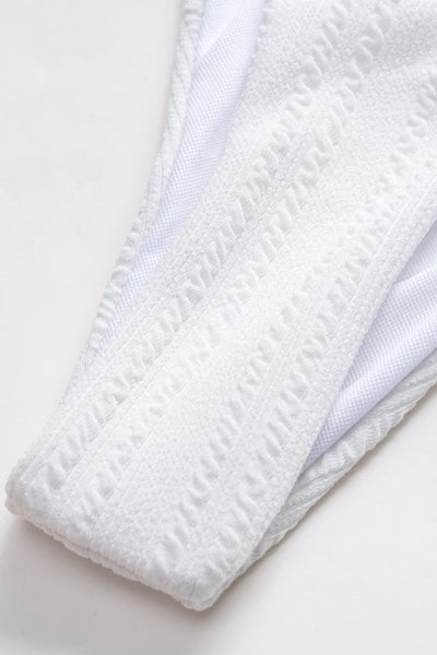Kontrast Bağcıklı Sırtı Açık Bikini Takımı - JUNETTI®