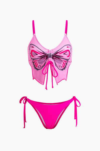 Kelebek Desenli Bikini Takımı - JUNETTI®