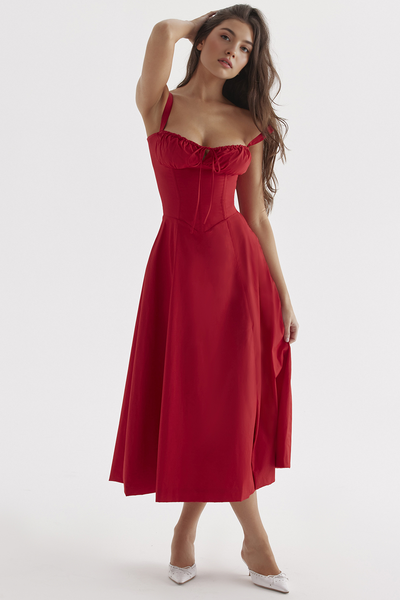 Mavie Bustier Elbise - Yeni Baskı