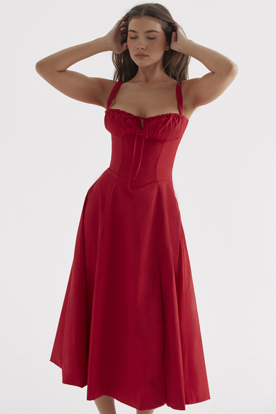 Mavie Bustier Elbise - Yeni Baskı