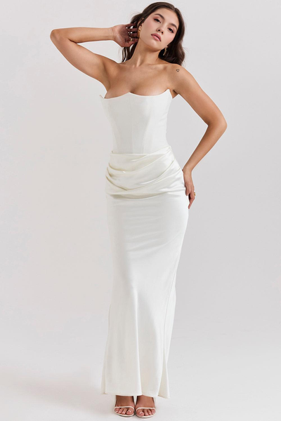 Lily Uzun Modelleme Elbisesi