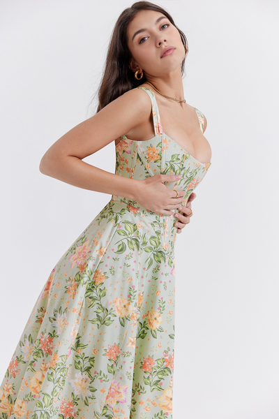 Olivia Bustier Elbise