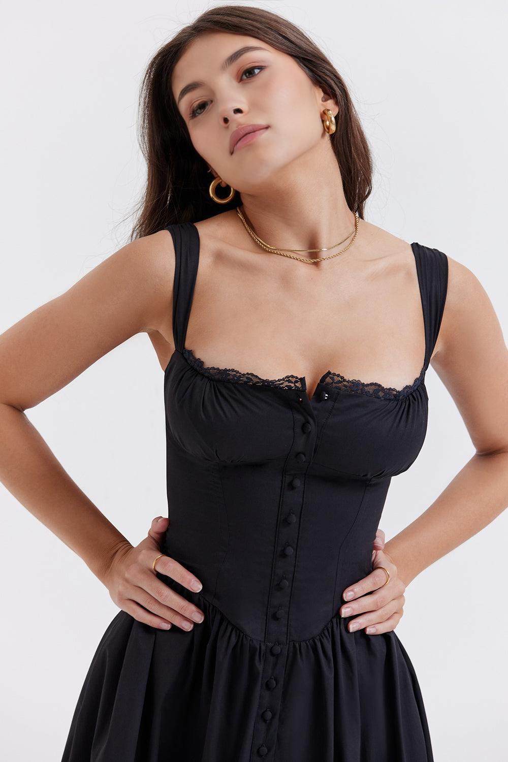 Lauren Bustier Elbise