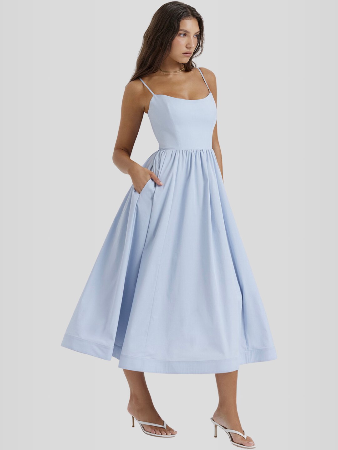 Layla Midi Elbise - JUNETTI®